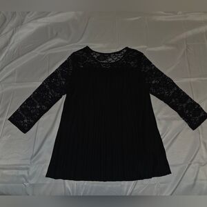 AGB Black Lace Top